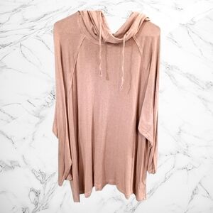 Torrid Oversized Tan Long Sleeve Sweatshirt